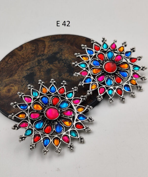 Oxidised earrings